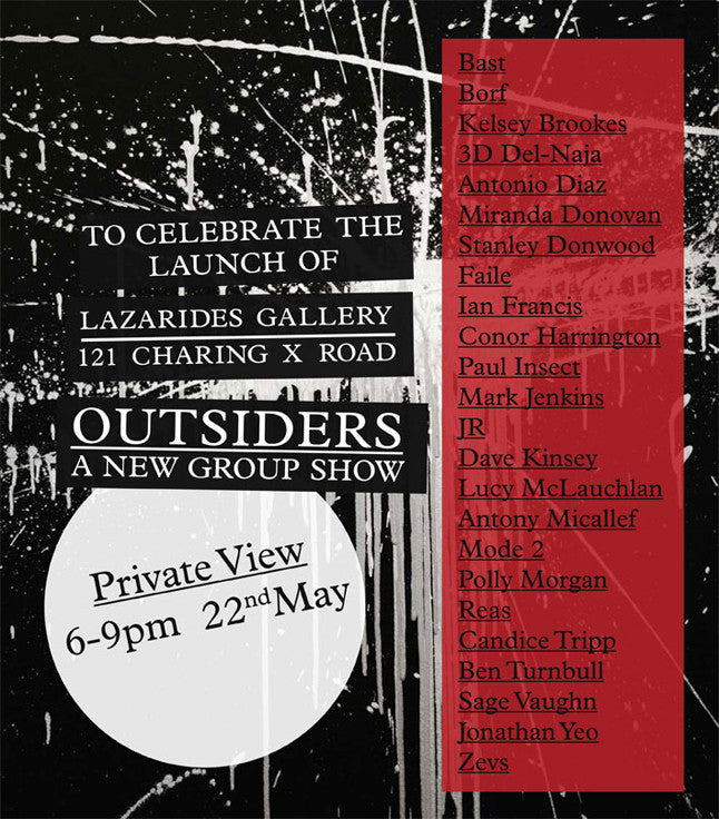 OUTSIDERS AT LAZARIDES CHARING CROSS