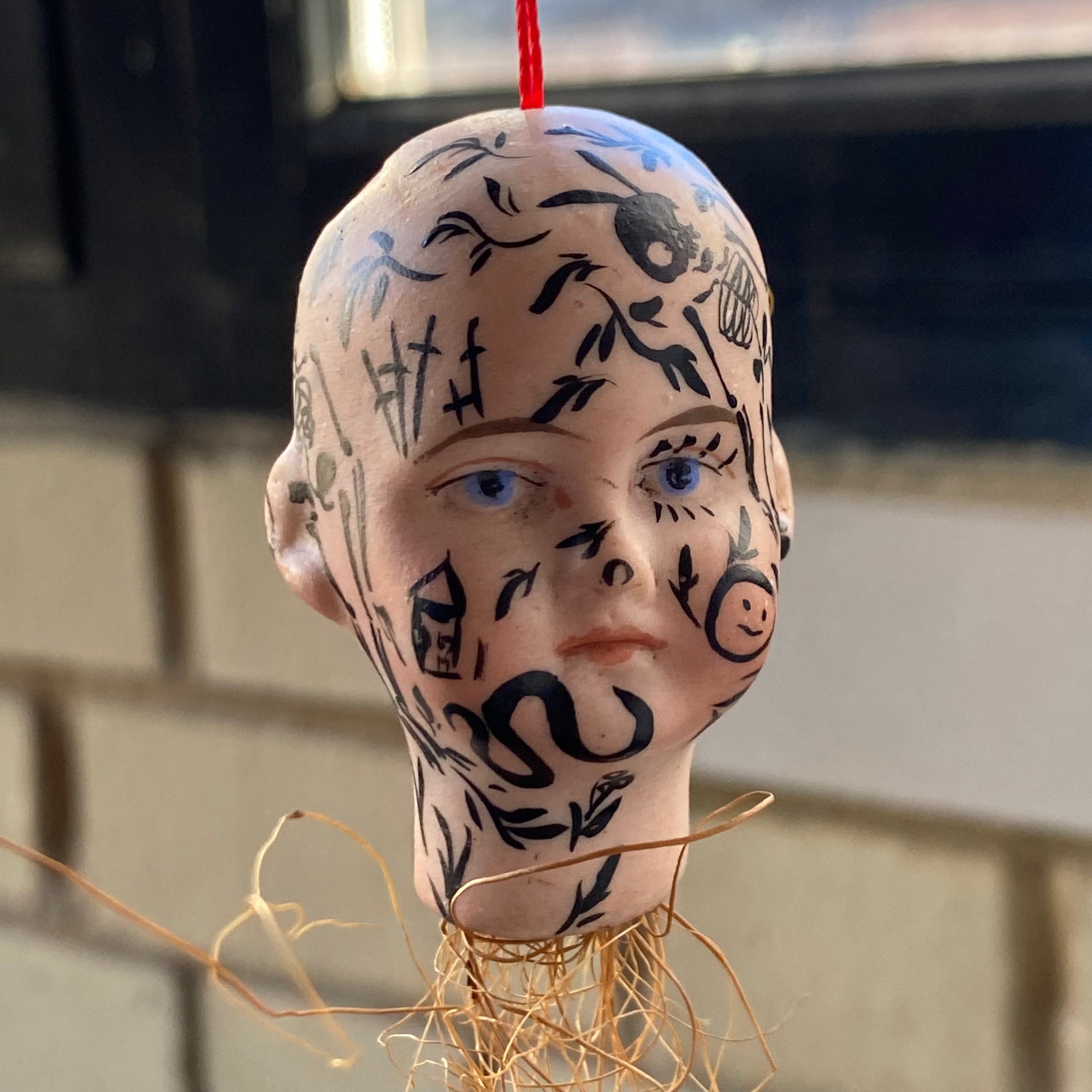 Tattooed Doll Heads 1 - 6
