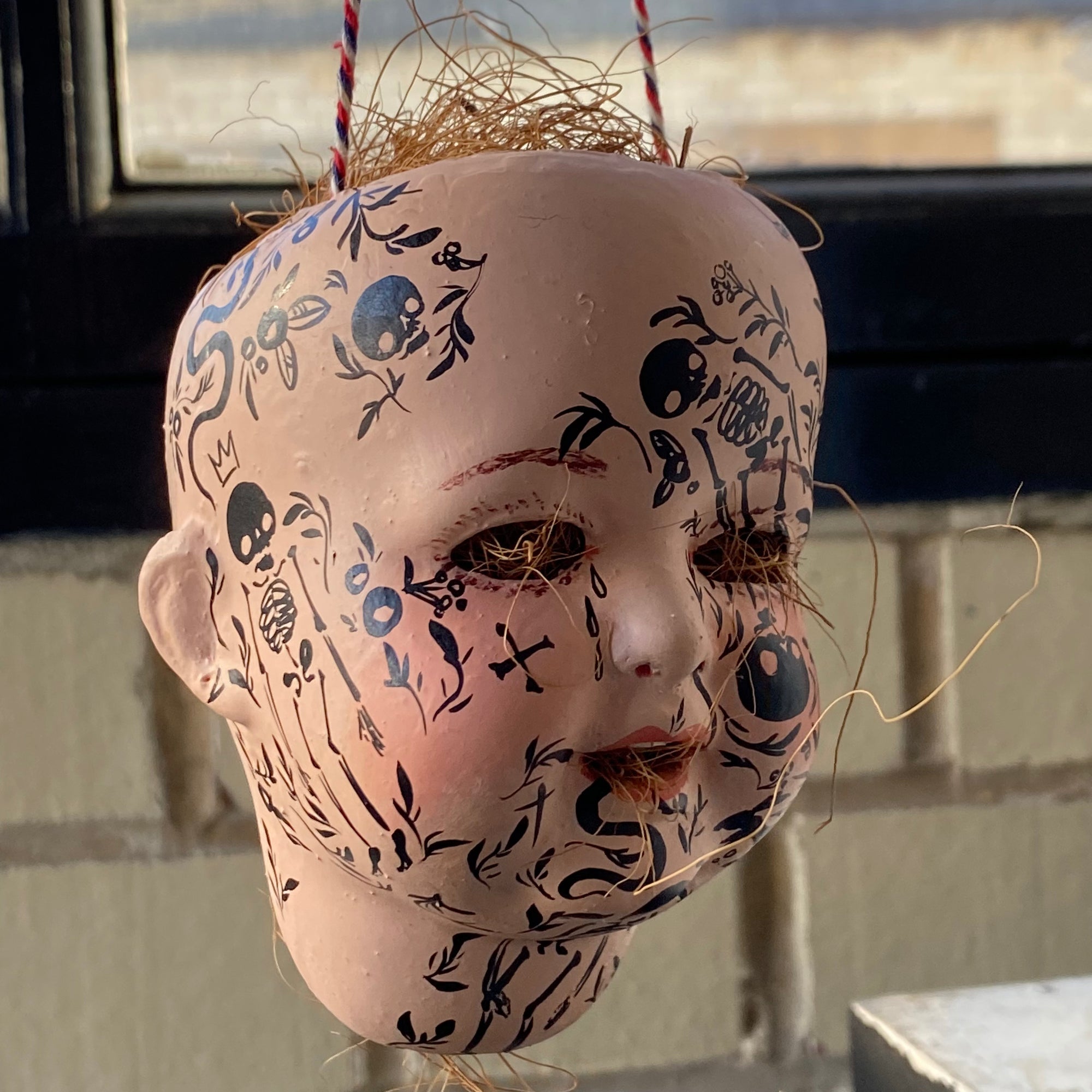 Tattooed Doll Heads 1 - 7