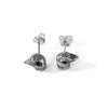 Pigeon Head Silver Earrings
