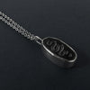 black jasper snake intaglio necklace
