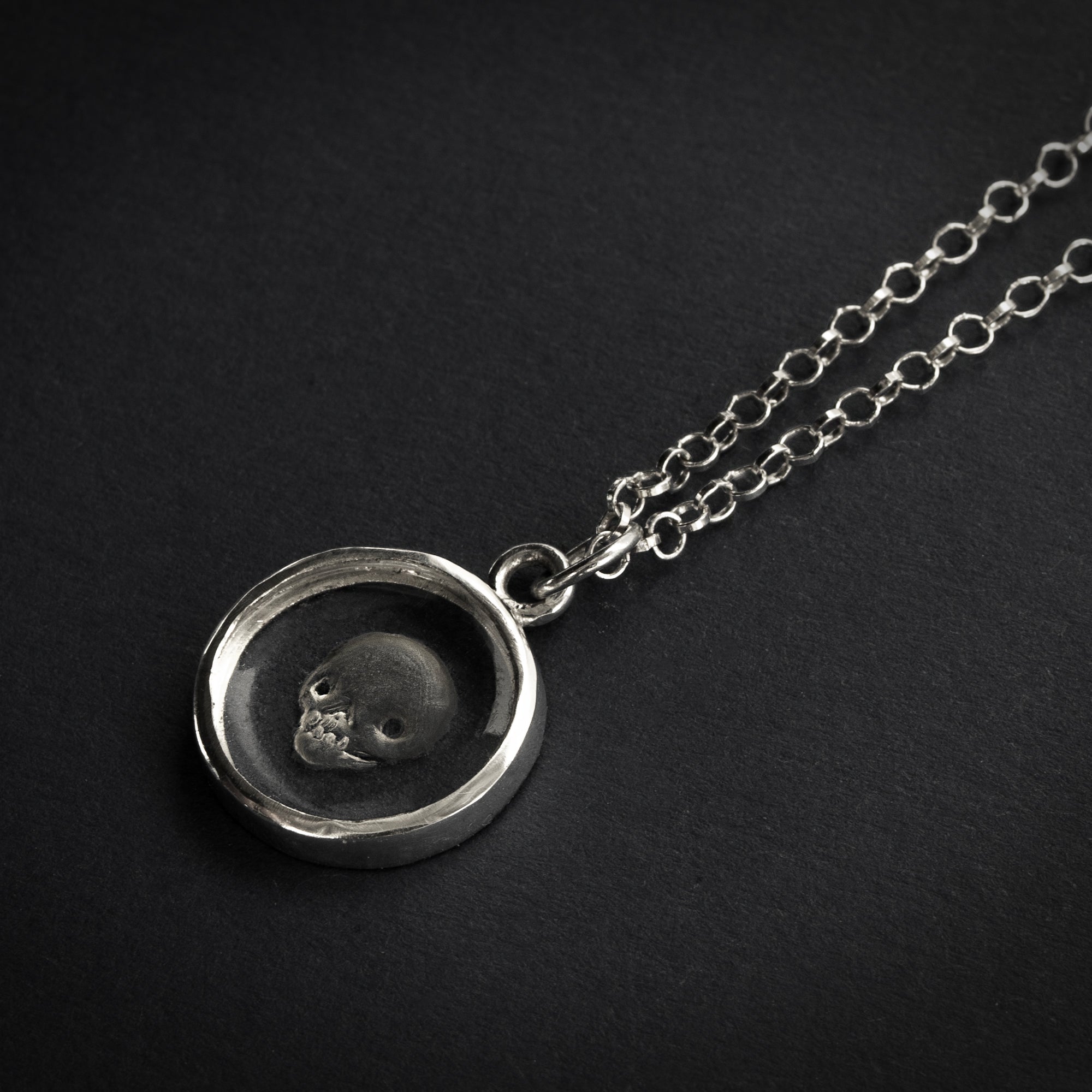 Rock Crystal Skull intaglio