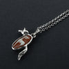 Giddy-up! horse cameo necklace