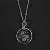 Run, Rabbit! Rock Crystal intaglio necklace