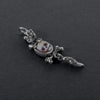Cameo skull + fox pendant