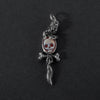 Cameo skull + fox pendant