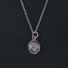 Rose Quartz Skull intaglio necklace