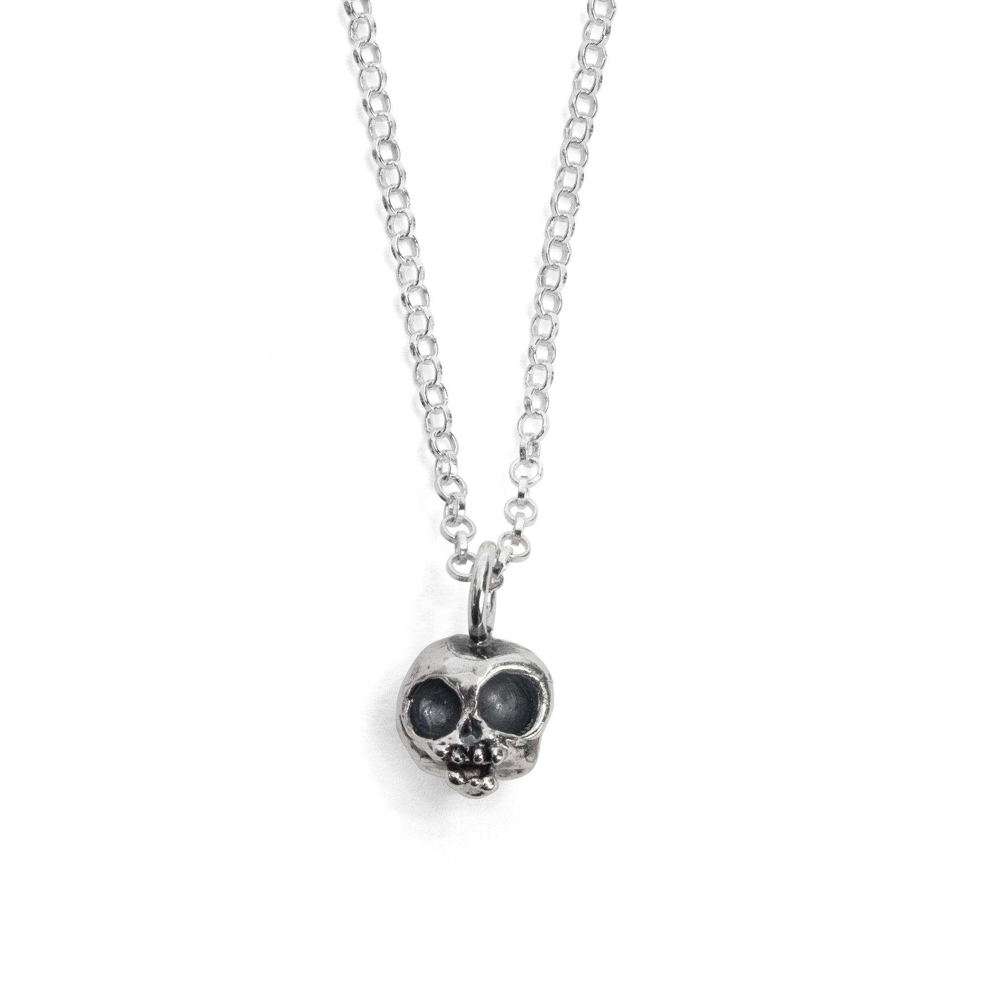 Silver Skull Necklace