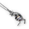 Wolf bandit cameo necklace