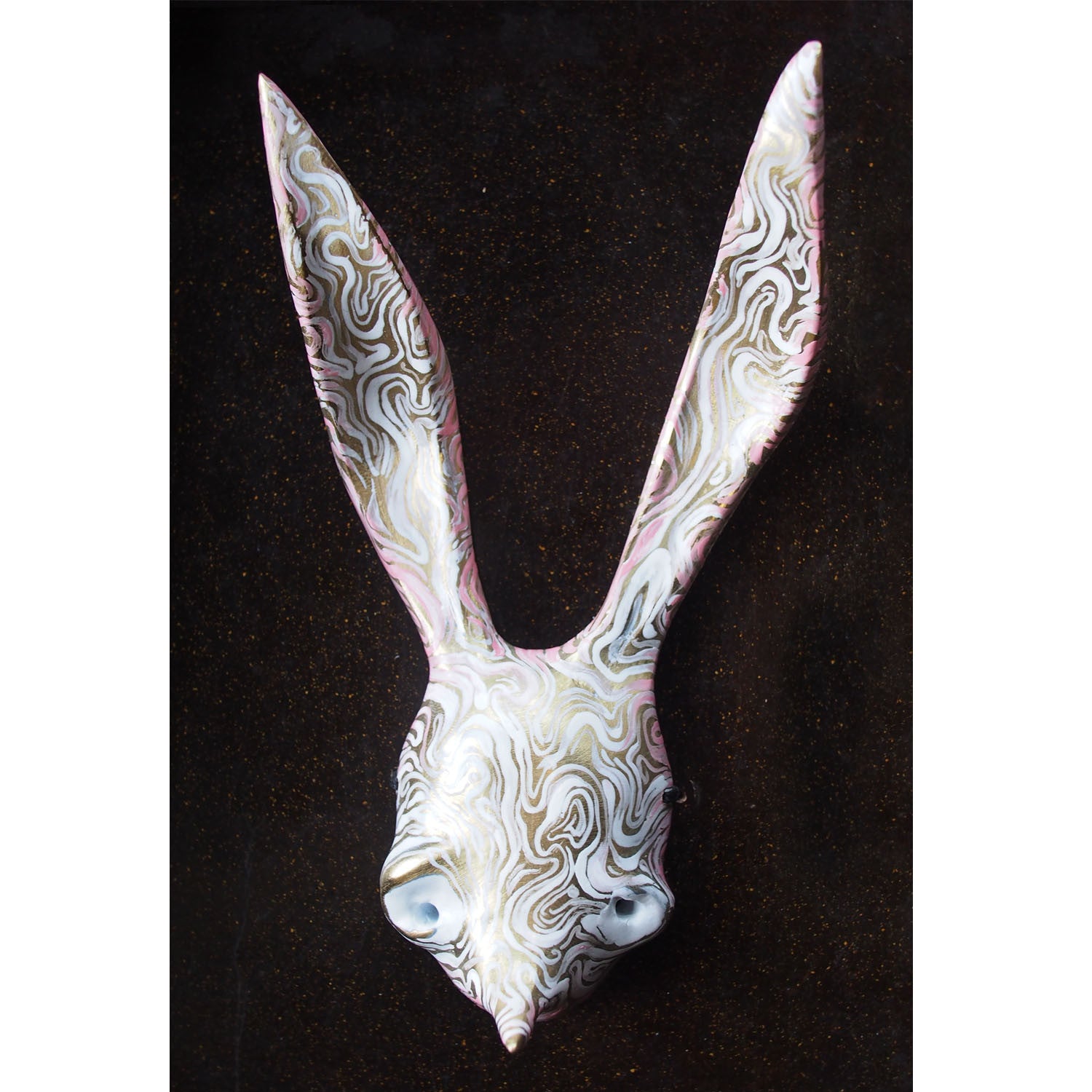 Hand finished brass Sally mask
