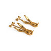 Bone + Sally Mask Drop Gold Vermeil Earrings