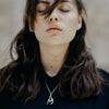 Hanging Horse Silver Necklace