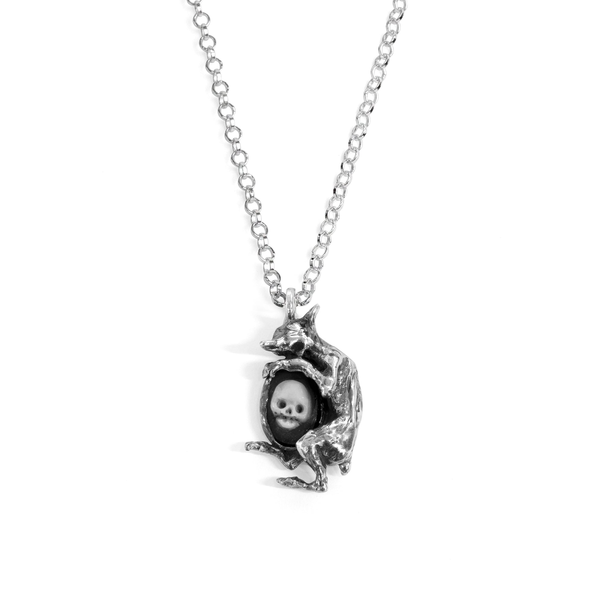 Skull Cameo Necklace