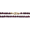 Garnet Beaded necklace