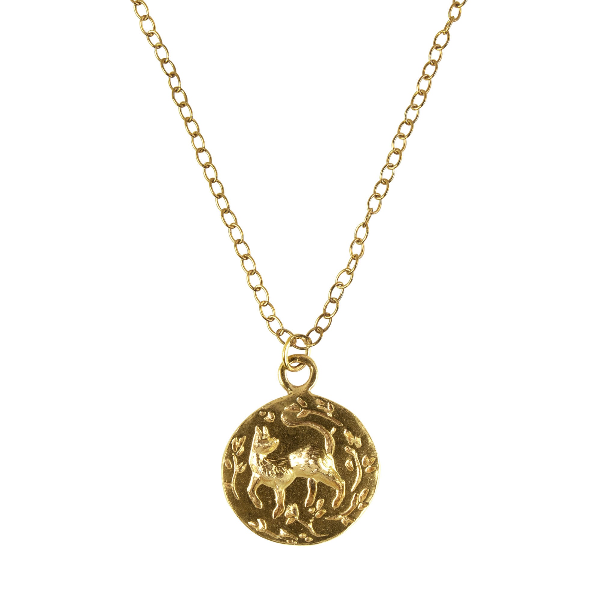 Gold Vermeil Bitch Kitty Necklace