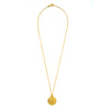 Gold Vermeil She-Wolf Roman Coin Necklace