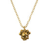 Nameless God Skull Mask Gold Vermeil Necklace