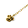 Nameless God Skull Mask Gold Vermeil Necklace