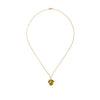 Nameless God Skull Mask Gold Vermeil Necklace