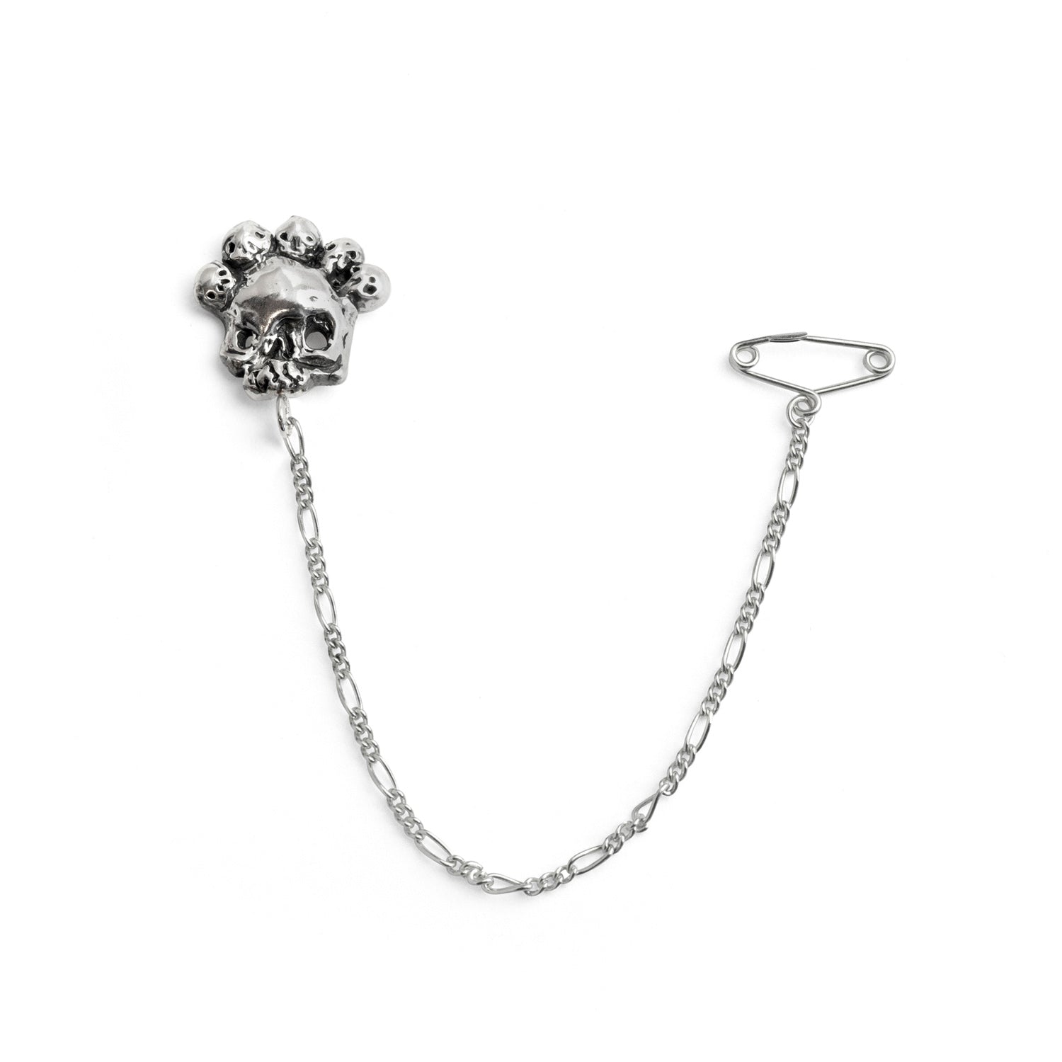 Nameless God pin and safety chain