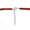 Red beaded Skull necklace