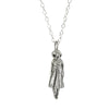 Scout Silver Necklace pendant closeup