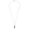 Scout Silver Necklace full length with chain