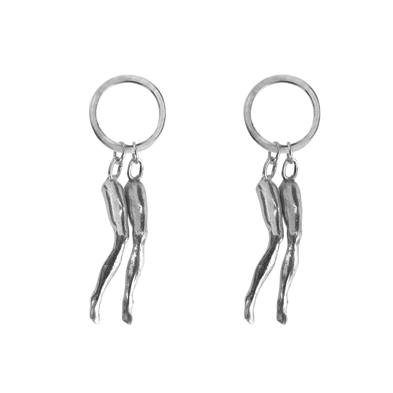 Jack Rabbit Slim's Twist Silver Earrings