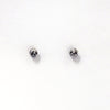 Skull Stud Silver Earrings