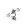 Tailypo Head Stud Silver Earrings