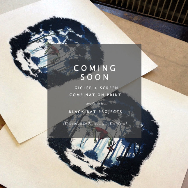 coming soon: Giclée + Screen combination print