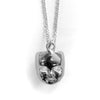 Silver Doll Head Necklace