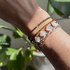 Quatrefoil + Carnelian bracelet