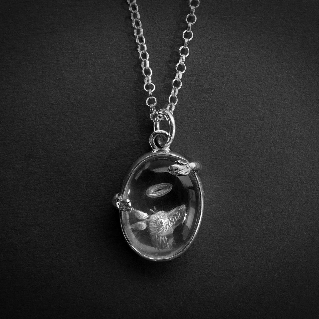 Rock Crystal Good Dog intaglio