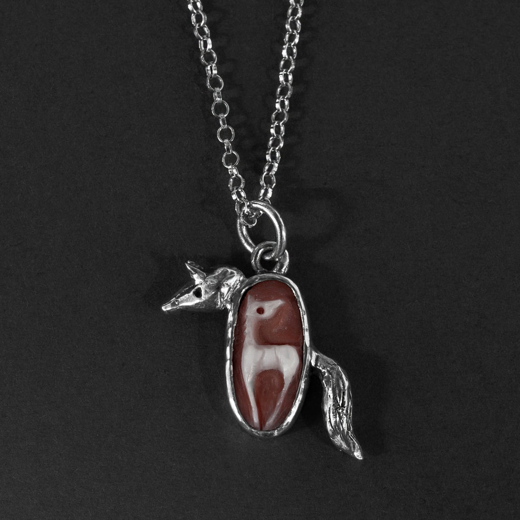 Giddy-up! horse cameo necklace