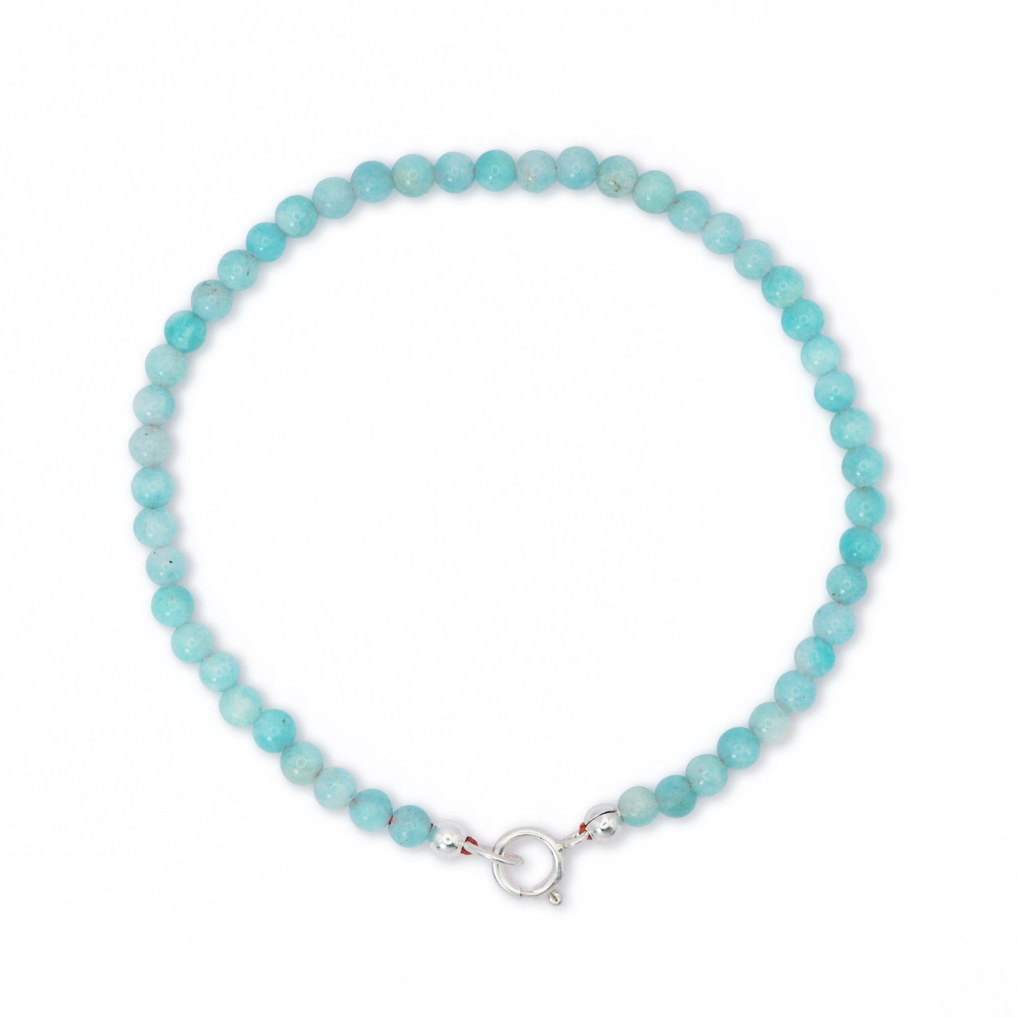 custom length stackable amazonite bracelet