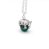 PRE-ORDER Johnny's Armadillo sterling silver and malacholla necklace