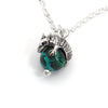 PRE-ORDER Johnny's Armadillo sterling silver and malacholla necklace