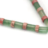 Aventurine necklace with a skull pearl & foliage charm