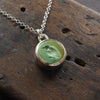 Turquoise Bird intaglio necklace
