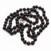 Black tourmaline beaded necklace