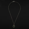 Bloodstone crocodile intaglio necklace