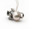 Baroque pearl cat necklace