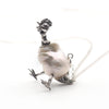 Baroque pearl chicken necklace