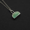 Turquoise Crypt intaglio necklace