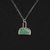 Turquoise Crypt intaglio necklace