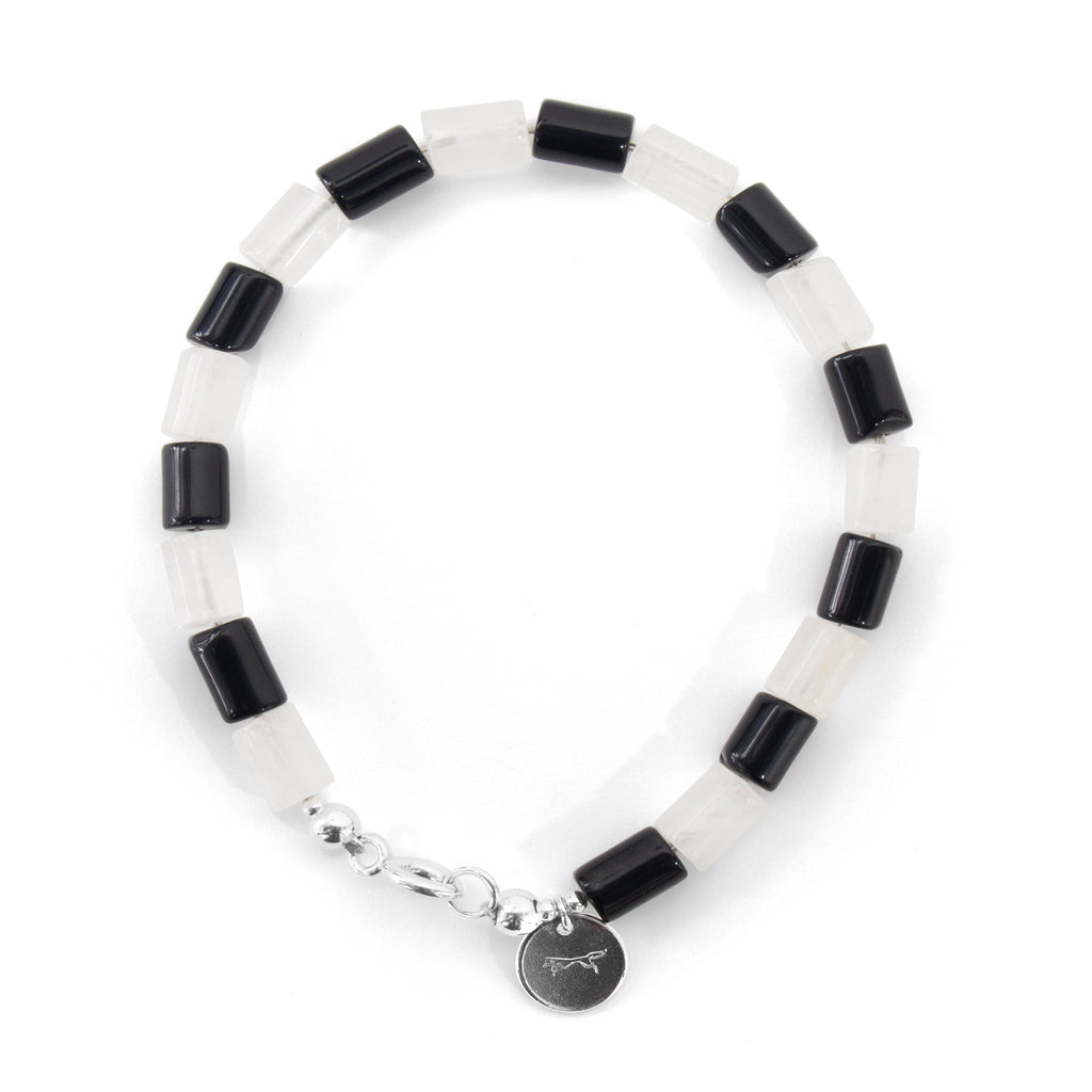 Bicolour gemstone bracelet