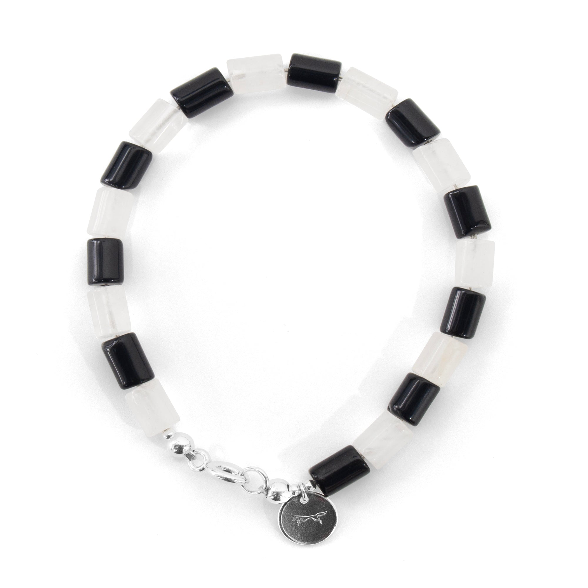 Bicolour gemstone bracelet