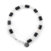 Bicolour gemstone bracelet