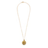 Gold Vermeil Crowned skull necklace